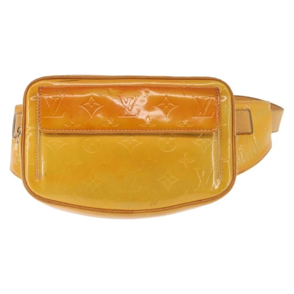 LOUIS VUITTON Monogram Vernis Fulton Waist bag Gris LV Auth - Picture 2 of 16